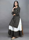 LV New Designer Ethnic Wear Rayon Kurti With Skirt Collection